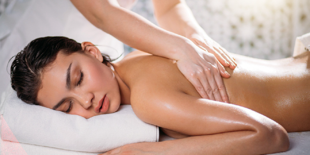 Lymphatic drainage massage after surgery to reduce swelling and support recovery